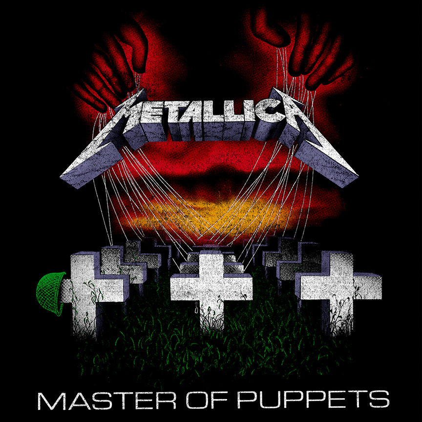 master of puppets album cover