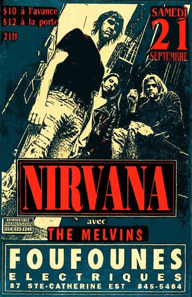 Nirvana - Concert Poster