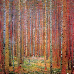 Gustav Klimt - Pine Tree Forest