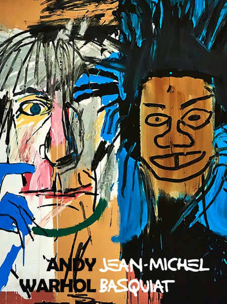 Warhol & Basquiat Self Portraits