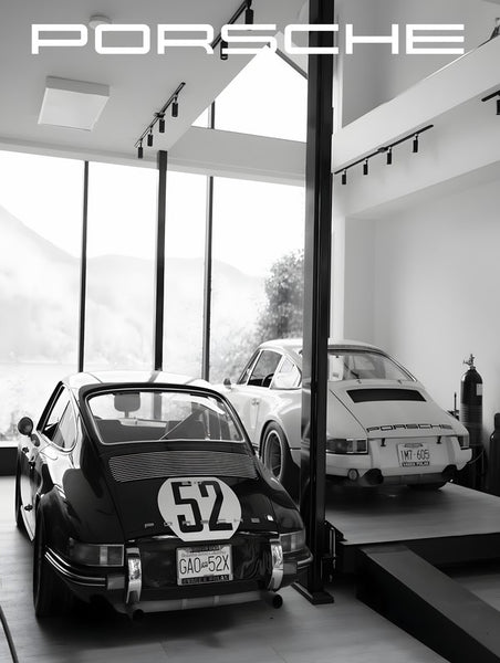 OLD SCHOOL PORSCHE GARAGE