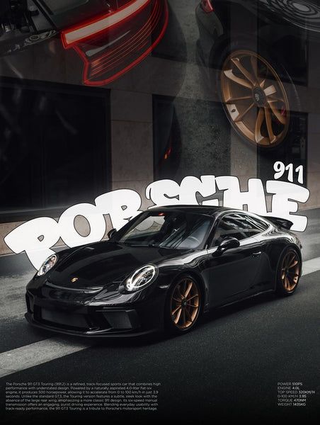 PORSCHE BLACK 911