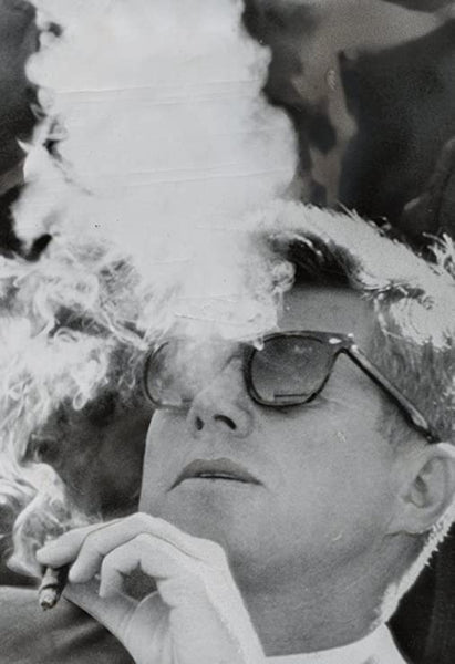 President Kennedy Smoking