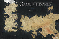 Game of Thrones - Map of Westeros and Essos