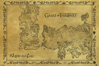 Game of Thrones - Antique Map