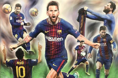 Lionel Messi Collage