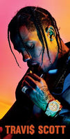 Travis Scott Pink Background