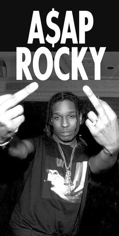 ASAP Rocky Middle Fingers