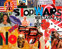 Red Collage Stop Wars