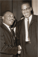 Martin Luther King & Malcolm X - Handshake