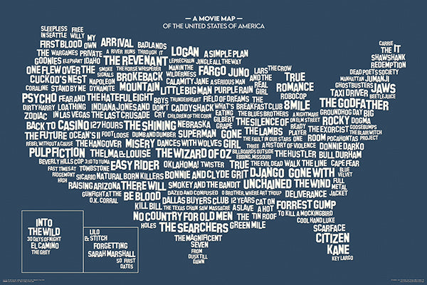 Movie Map of the USA