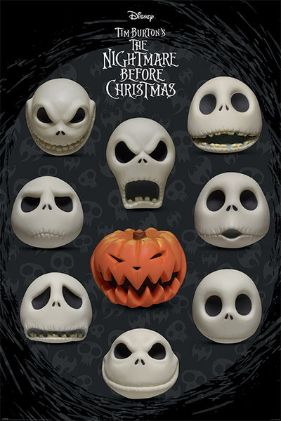 Nightmare Before Christmas - Many Faces of Jack
