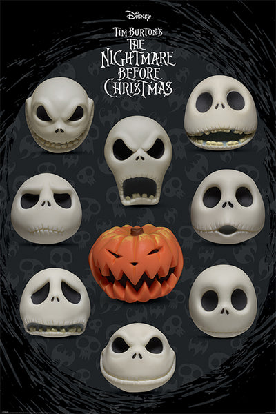 Nightmare Before Christmas - Many Faces of Jack