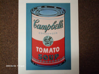 WARHOL - CAMPBELLS SOUP - BLUE