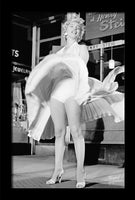 Marilyn Monroe Skirt Up Framed Gelcoat