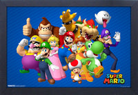 Super Mario - Group Framed Gelcoat
