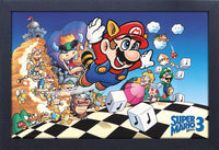 Super Mario Bros 3 Framed Gelcoat