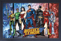 DC Justice League Framed Gelcoat