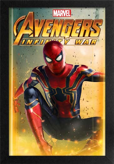 Avengers IW Spiderman Framed Gelcoat