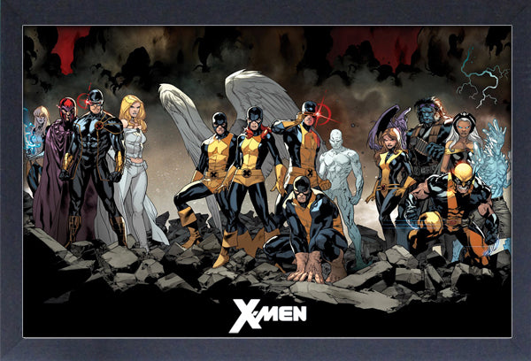 X-Men Modern Lineup Framed Gelcoat