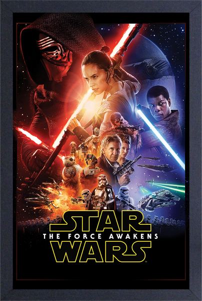 Star Wars - The Force Awakens Framed Gelcoat