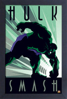 Hulk Art Deco Framed Gelcoat
