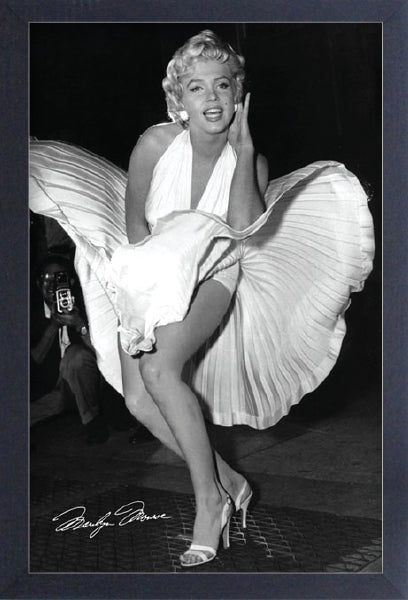 Marilyn Monroe Seven Year it Framed Gelcoat