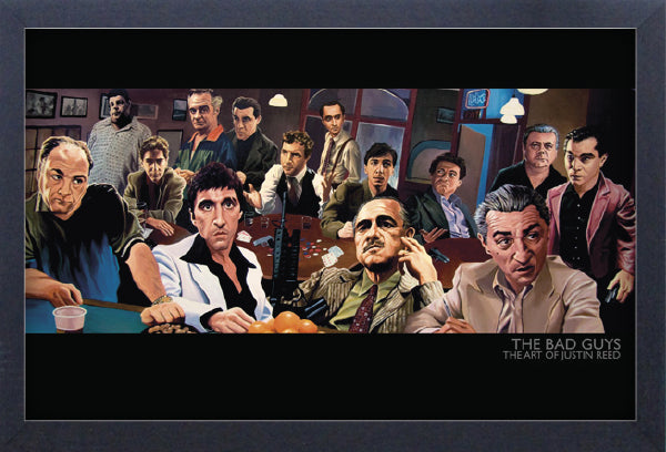 The Bad Guys - The Art of Justin Reed Framed Gelcoat