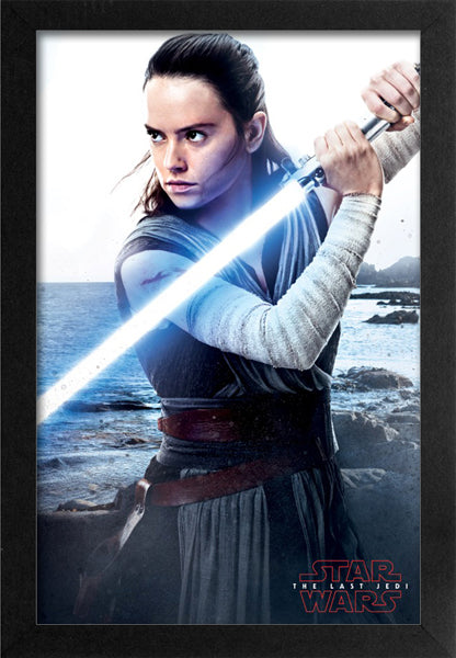 Star Wars - TLJ Rey Sea Framed Gelcoat