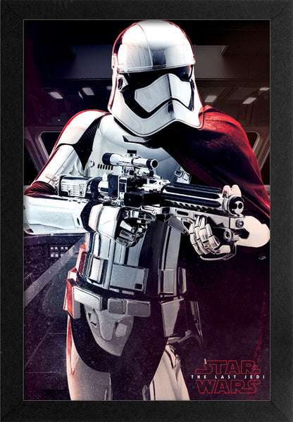 Star Wars - TLJ - Captain Phasma Framed Gelcoat