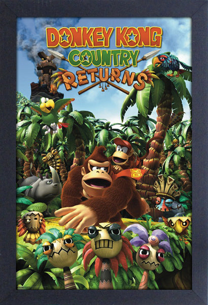 Donkey Kong Country Framed Gelcoat