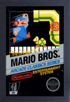 Super Mario Bros Arcade Framed Gelcoat