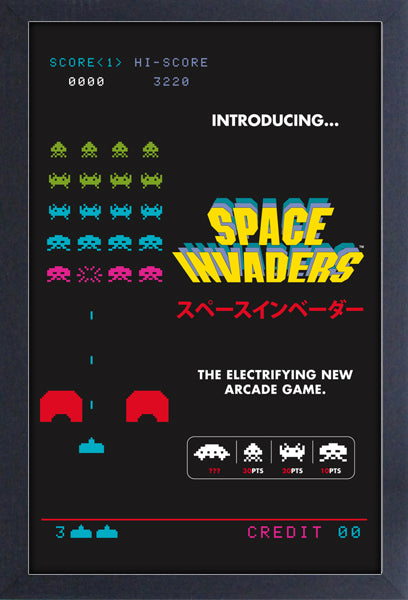 Space Invaders Introducing Framed Gelcoat