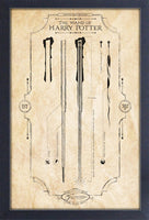 Harry Potter - Wand of Harry Framed Gelcoat