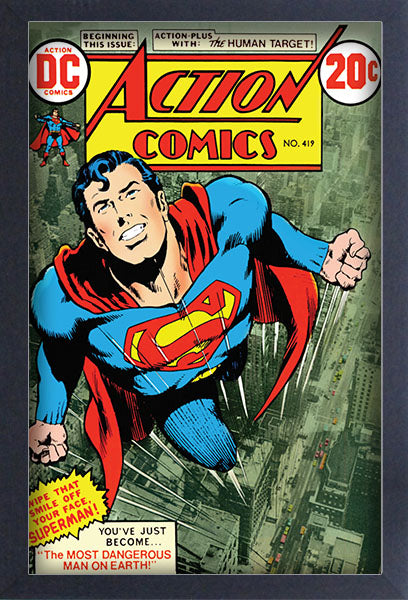 Superman Action Comics #41 Framed Gelcoat
