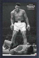 Ali vs. Liston - Portrait Framed Gelcoat